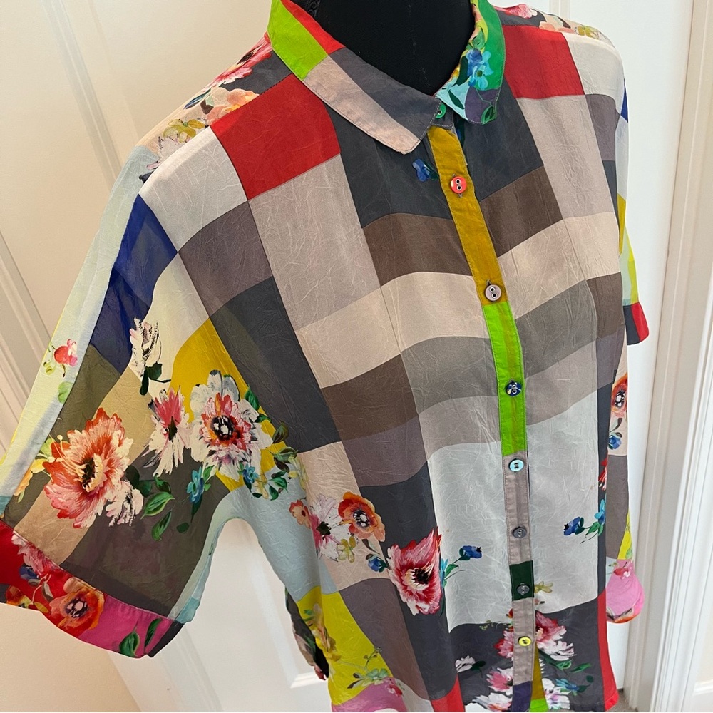 Johnny Was Block Lynn Shirt - Picture 6 of 14